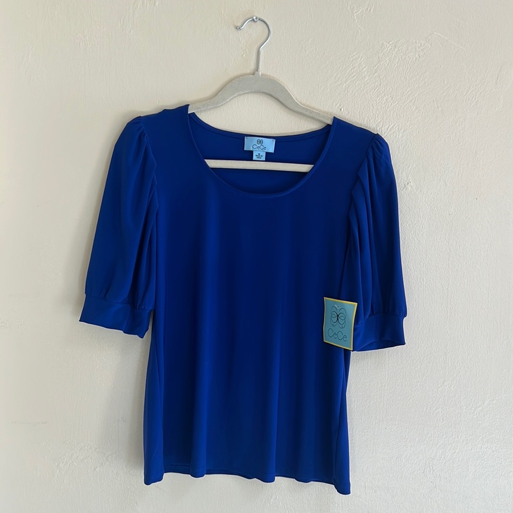 Cece Blue Top